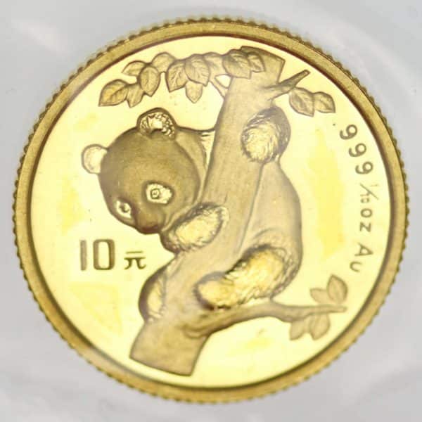 china - China Panda 10 Yuan 1996 1/10 Unze