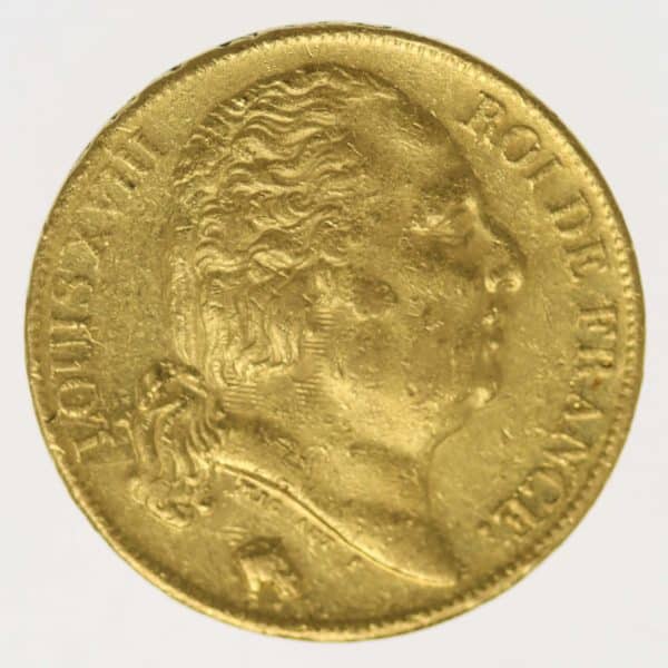 frankreich - Frankreich Louis XVIII. 20 Francs 1818 A