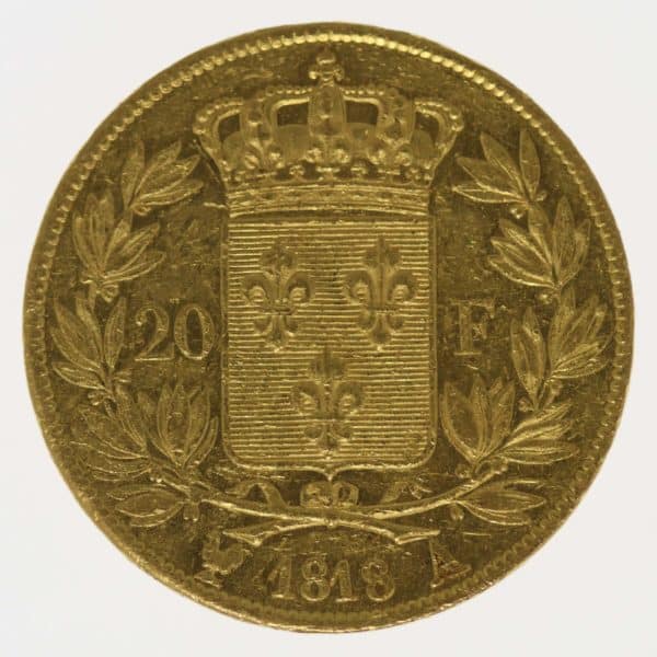 frankreich - Frankreich Louis XVIII. 20 Francs 1818 A