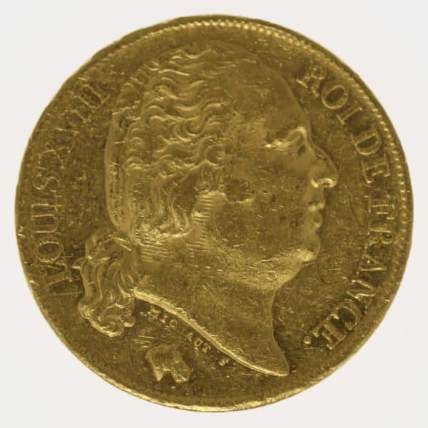 frankreich - Frankreich Louis XVIII. 20 Francs 1818 A