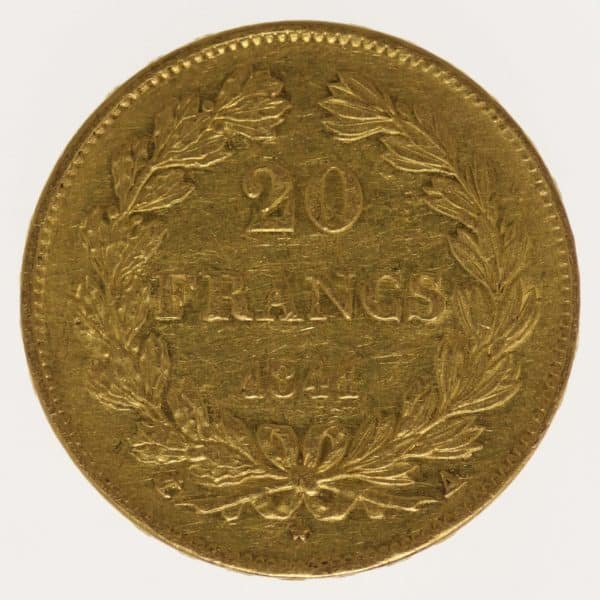 frankreich - Frankreich Louis Philippe I. 20 Francs 1841 A