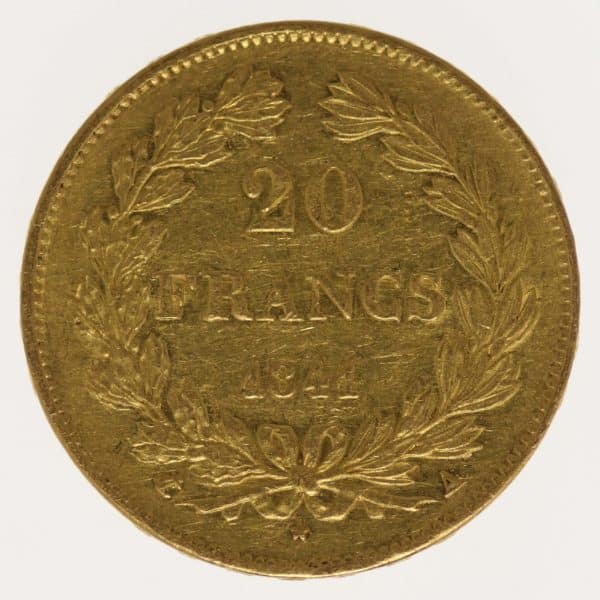 frankreich - Frankreich Louis Philippe I. 20 Francs 1841 A