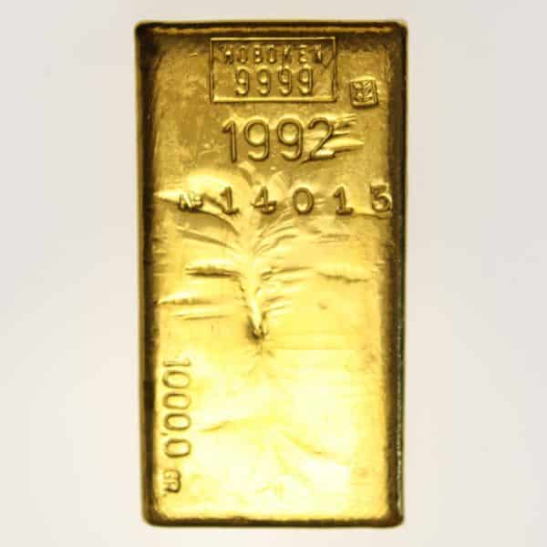 goldbarren - Goldbarren 1000 Gramm Belgien Hoboken