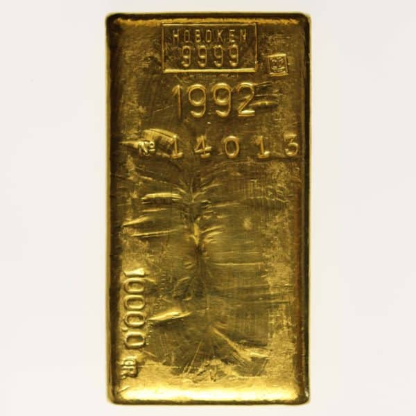 goldbarren - Goldbarren 1000 Gramm Belgien Hoboken