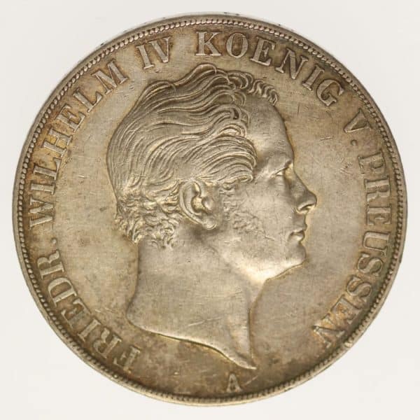 altdeutschland-deutsche-silbermuenzen - Preussen Friedrich Wilhelm IV. Doppeltaler 1846