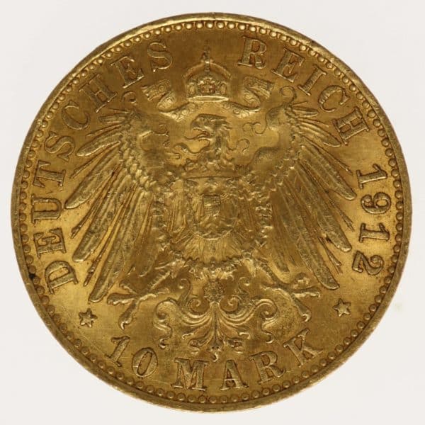 deutsches-kaiserreich-ab-1871 - Preussen Wilhelm II. 10 Mark 1912 A