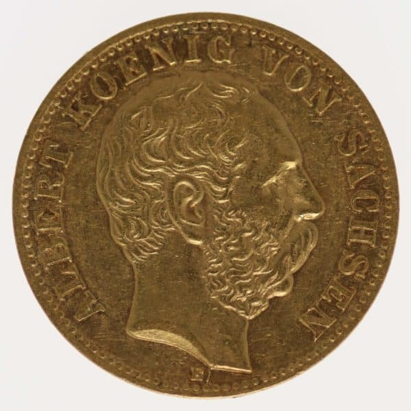deutsches-kaiserreich-ab-1871 - Sachsen Albert 10 Mark 1875