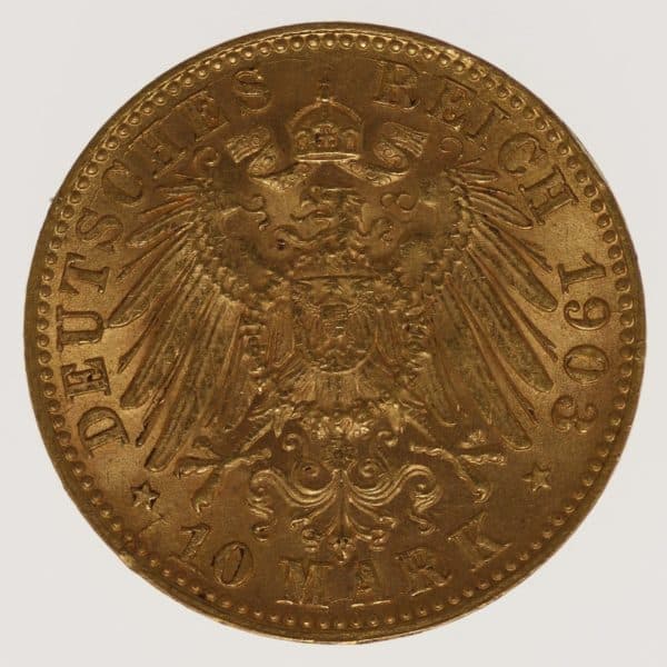 deutsches-kaiserreich-ab-1871 - Sachsen Georg 10 Mark 1903