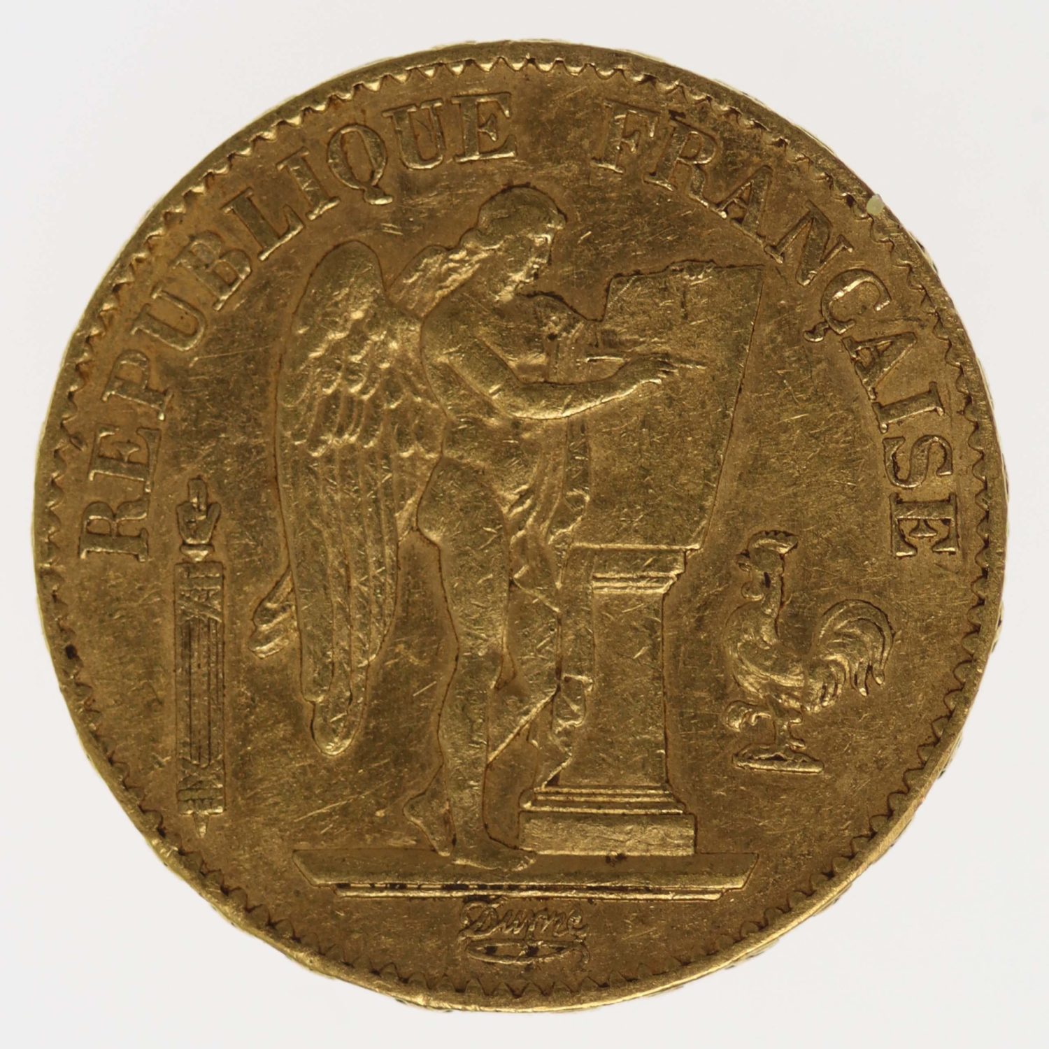 proaurum-frankreich-stehender Engel-20 frans-1876-5553-4