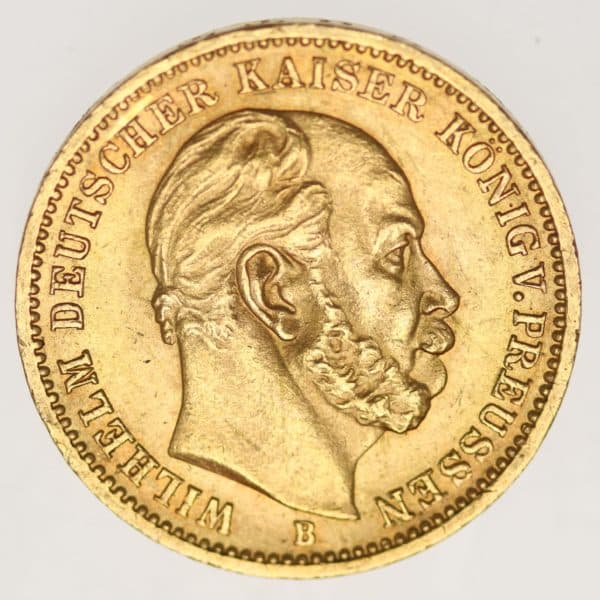 deutsches-kaiserreich-ab-1871 - Preussen Wilhelm I. 20 Mark 1873 B
