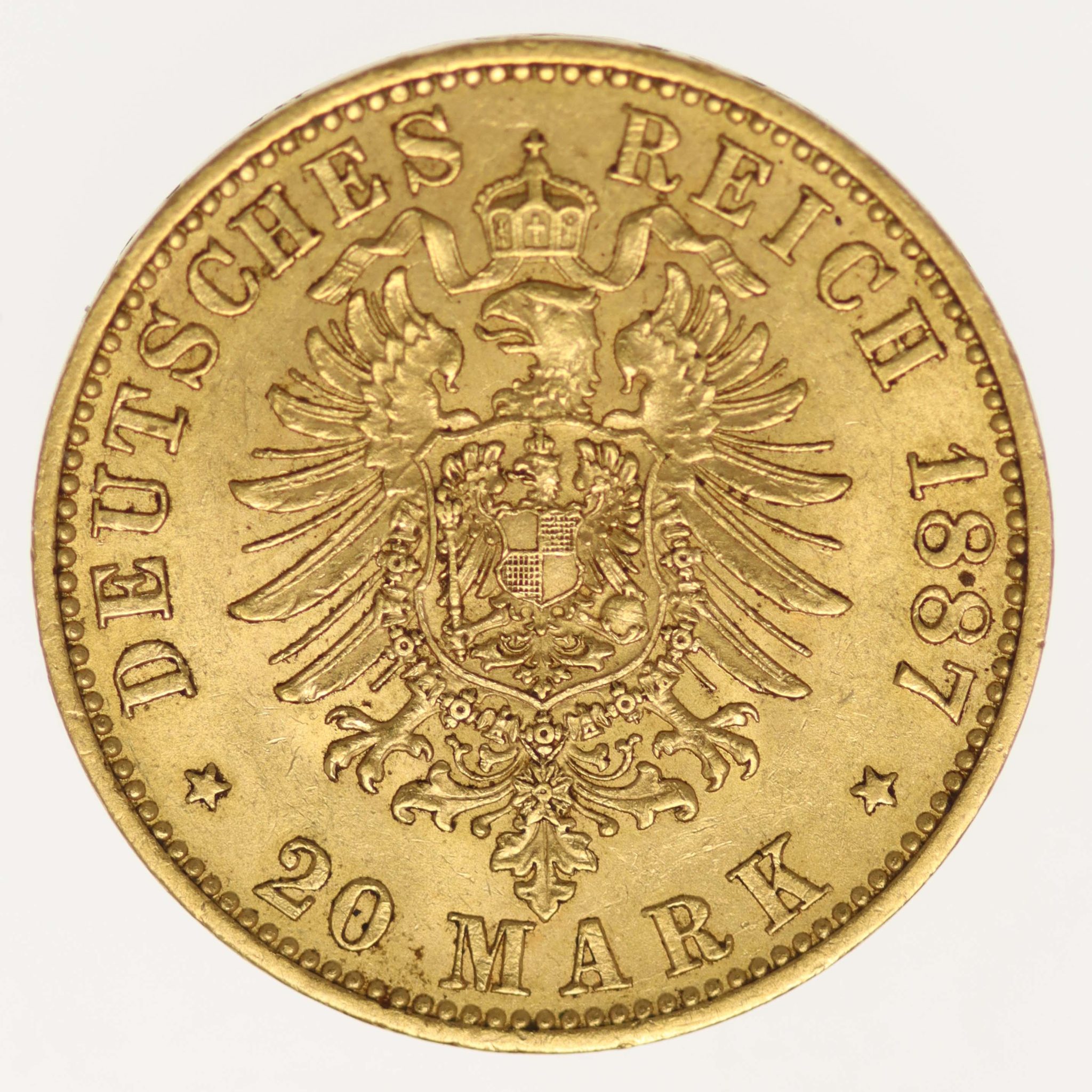 deutsches-kaiserreich-ab-1871 - Preussen Wilhelm I. 20 Mark 1887 A