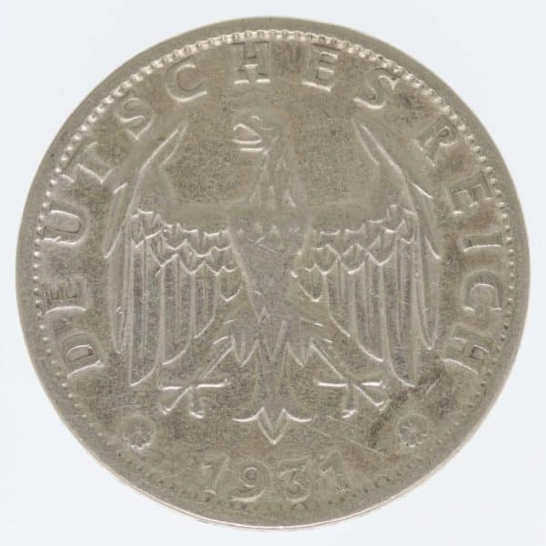 weimarer-republik-deutsche-silbermuenzen - Weimarer Republik 3 Reichsmark 1931