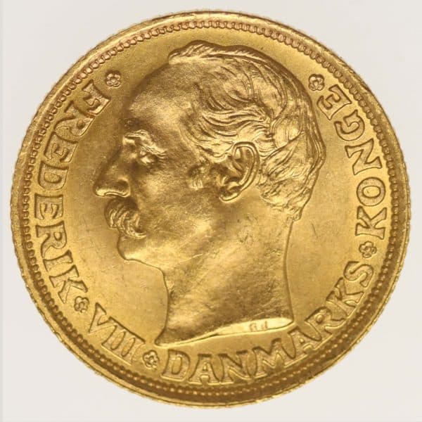 daenemark - Dänemark Frederik VIII. 10 Kronen 1909