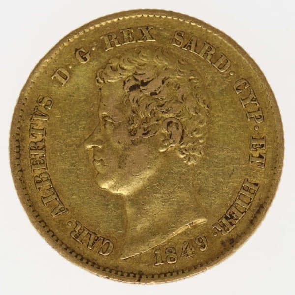 italien - Italien Sardinien Karl Albert 20 Lire 1849