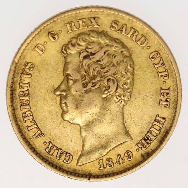 italien - Italien Sardinien Karl Albert 20 Lire 1849