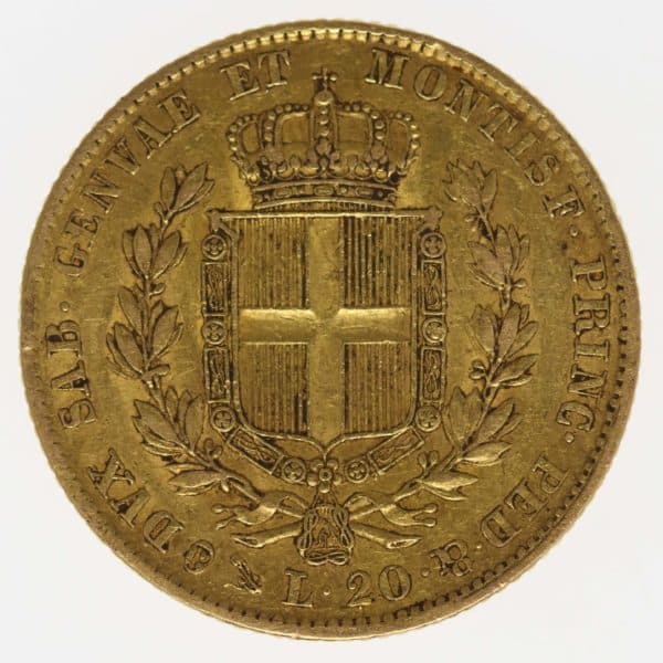 italien - Italien Sardinien Karl Albert 20 Lire 1849