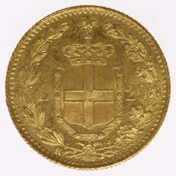 italien - Italien Umberto I. 20 Lire 1882