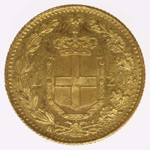 italien - Italien Umberto I. 20 Lire 1882