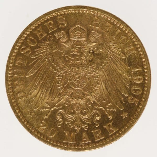 deutsches-kaiserreich-ab-1871 - Bayern Otto 20 Mark 1905