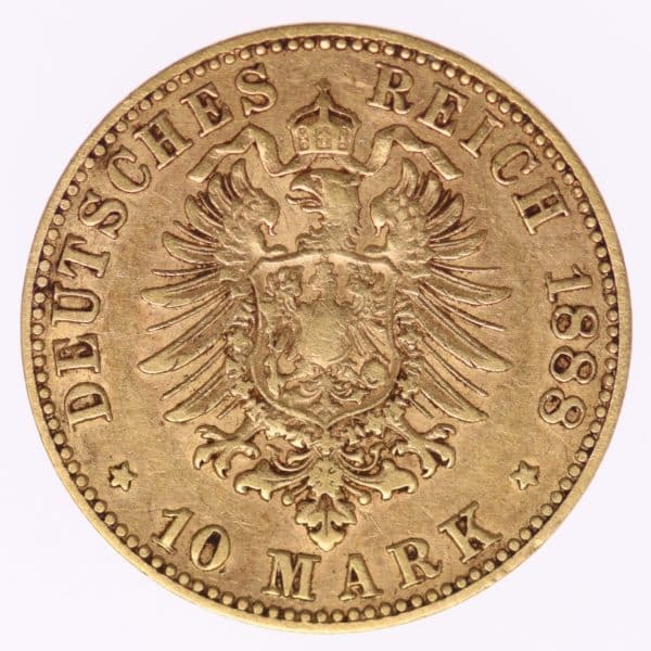 deutsches-kaiserreich-ab-1871 - Württemberg Karl 10 Mark 1888