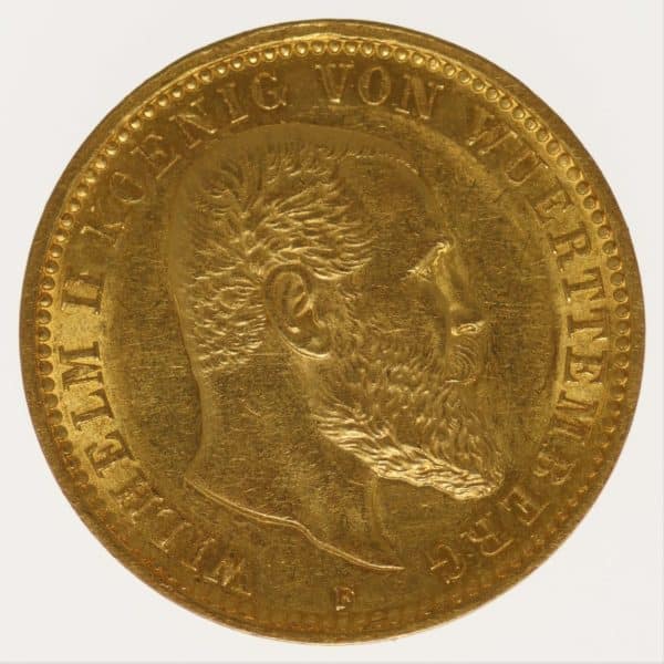 deutsches-kaiserreich-ab-1871 - Württemberg Wilhelm II. 10 Mark 1905