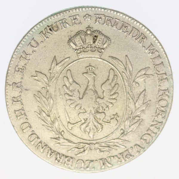 altdeutschland-deutsche-silbermuenzen - Preussen Friedrich Wilhelm III. 2/3 Taler 1801