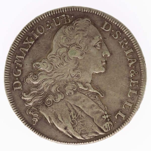 altdeutschland-deutsche-silbermuenzen - Bayern Maximilian III. Joseph Taler 1770