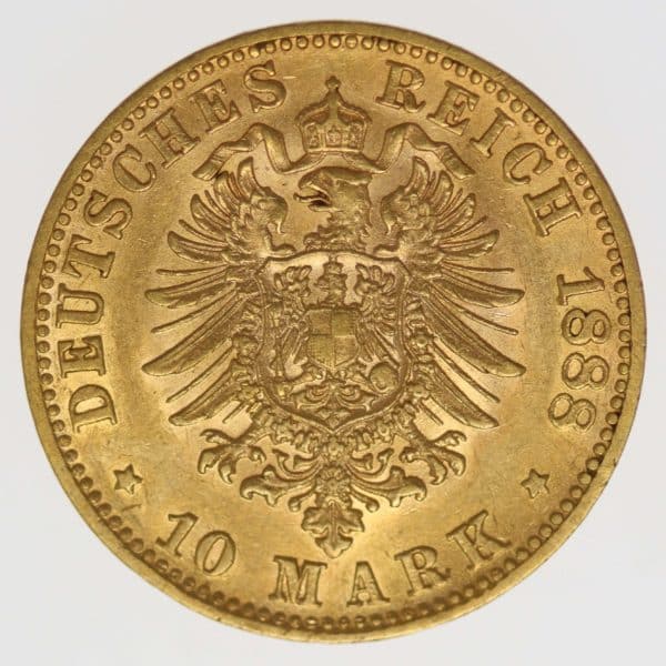 deutsches-kaiserreich-ab-1871 - Bayern Otto 10 Mark 1888