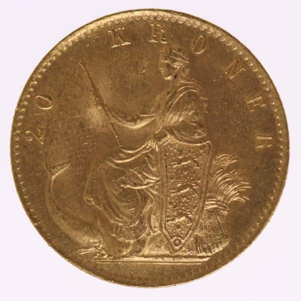 daenemark - Dänemark Christian IX. 20 Kronen 1876