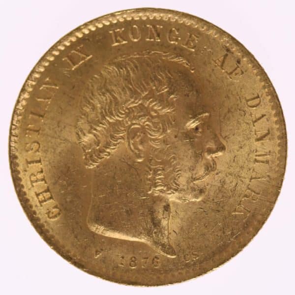 daenemark - Dänemark Christian IX. 20 Kronen 1876