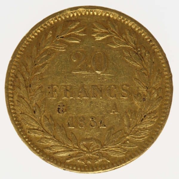 frankreich - Frankreich Louis Philippe I. 20 Francs 1831 A