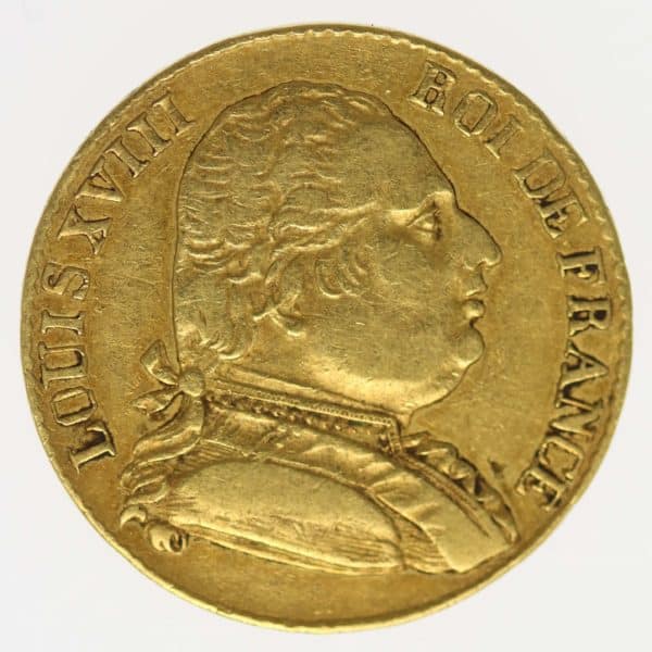 frankreich - Frankreich Louis XVIII. 20 Francs 1815 R