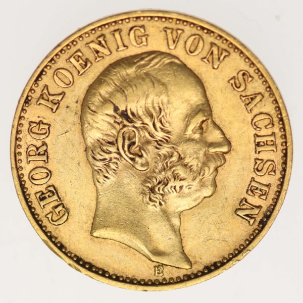 deutsches-kaiserreich-ab-1871 - Sachsen Georg 10 Mark 1904