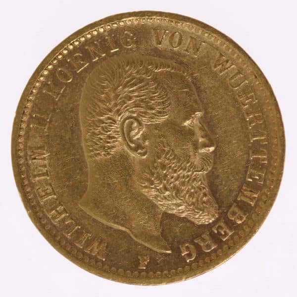 deutsches-kaiserreich-ab-1871 - Württemberg Wilhelm II. 20 Mark 1900