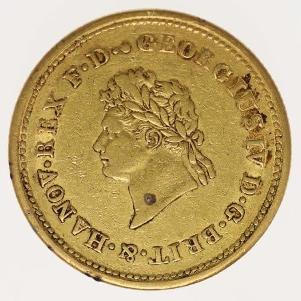 altdeutschland - Braunschweig Calenberg Hannover Georg IV. 10 Taler 1823 B