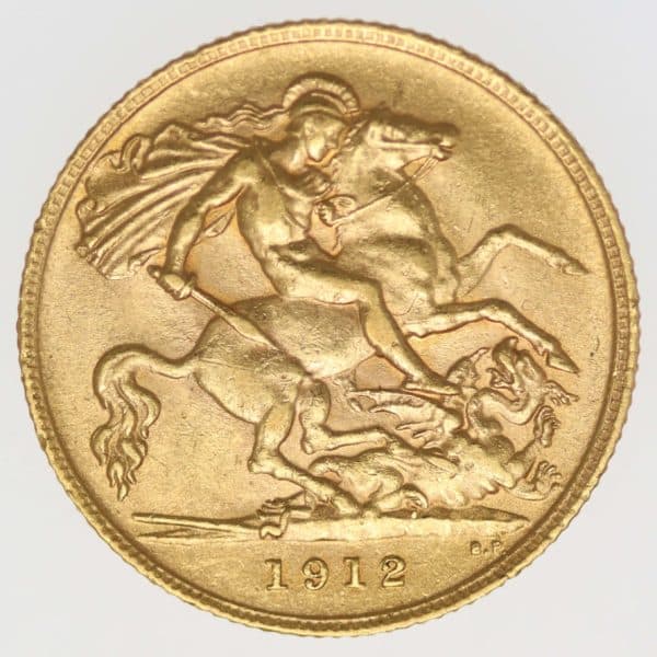 grossbritannien - Großbritannien Georg V.  1/2 Sovereign 1912