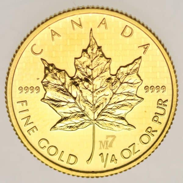 kanada - Kanada 10 Dollars 2005 Maple Leaf 1/4 OZ