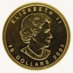 kanada - Kanada 10 Dollars 2005 Maple Leaf 1/4 OZ