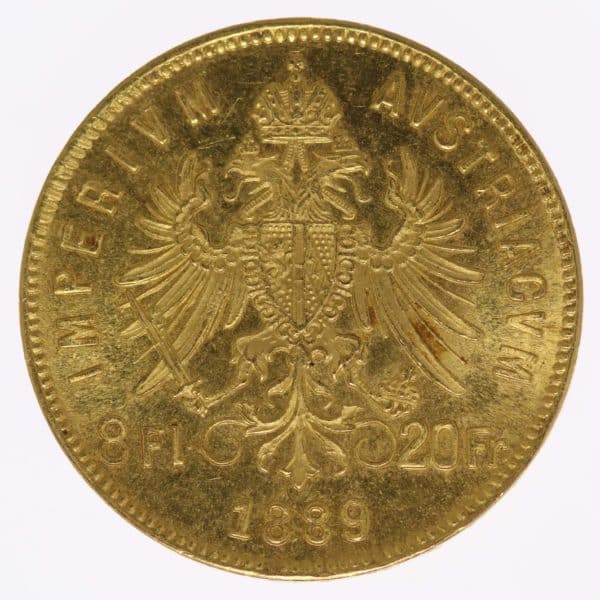 oesterreich - Österreich Kaiserreich Franz Joseph I. 8 Gulden 1889