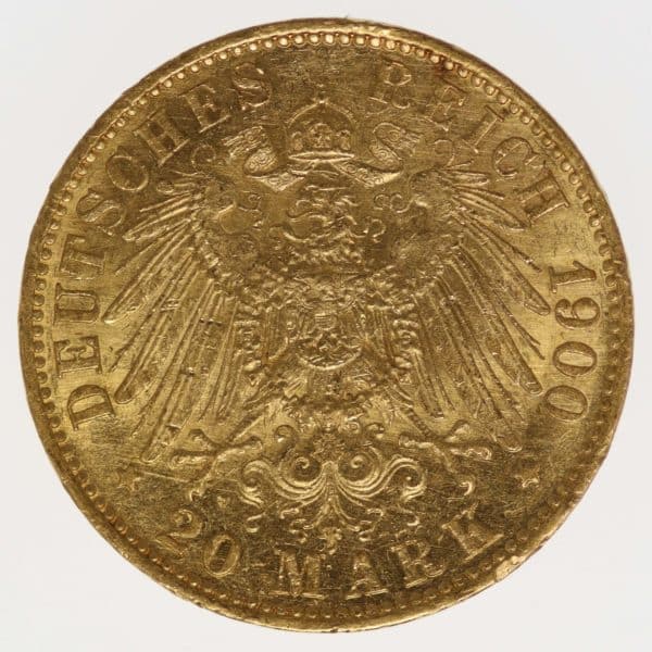 deutsches-kaiserreich-ab-1871 - Preussen Wilhelm II. 20 Mark 1900 A