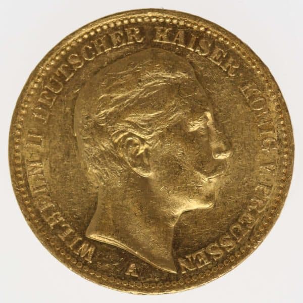 deutsches-kaiserreich-ab-1871 - Preussen Wilhelm II. 20 Mark 1900 A