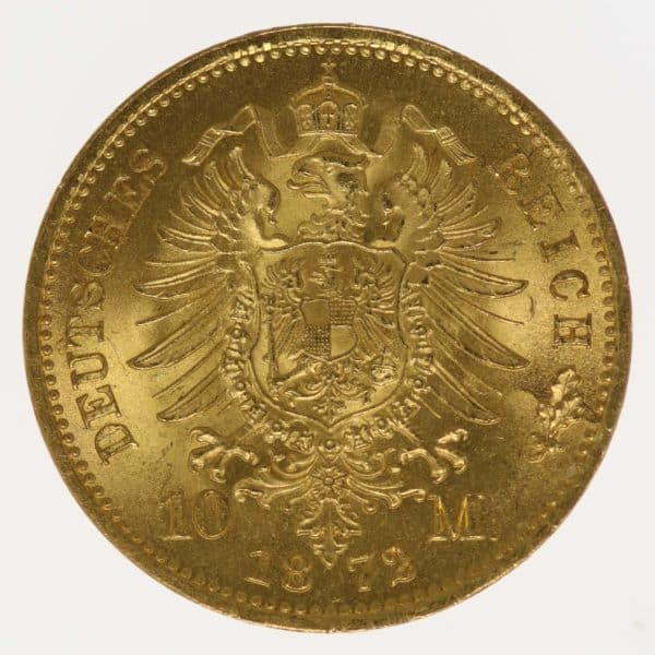 deutsches-kaiserreich-ab-1871 - Preussen Wilhelm I. 10 Mark 1872 A