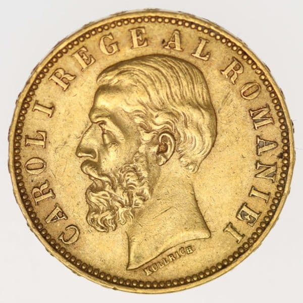 rumaenien - Rumänien Karl 20 Lei 1890