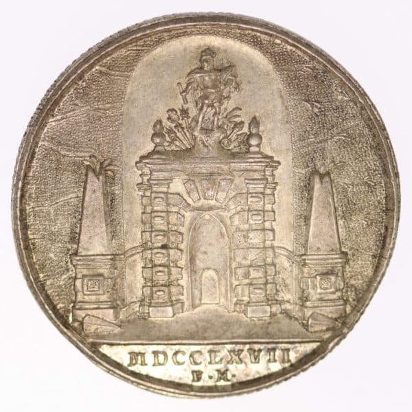 oesterreich-silbermuenzen-uebriges-europa - Österreich Salzburg Sigismund III. Schaumünze zu 1/2 Taler 1769