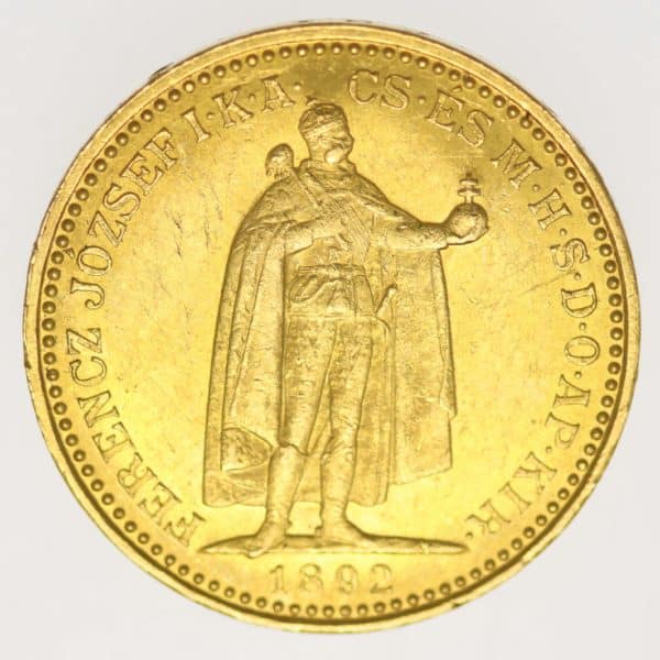 ungarn - Ungarn Franz Joseph I. 20 Kronen 1892