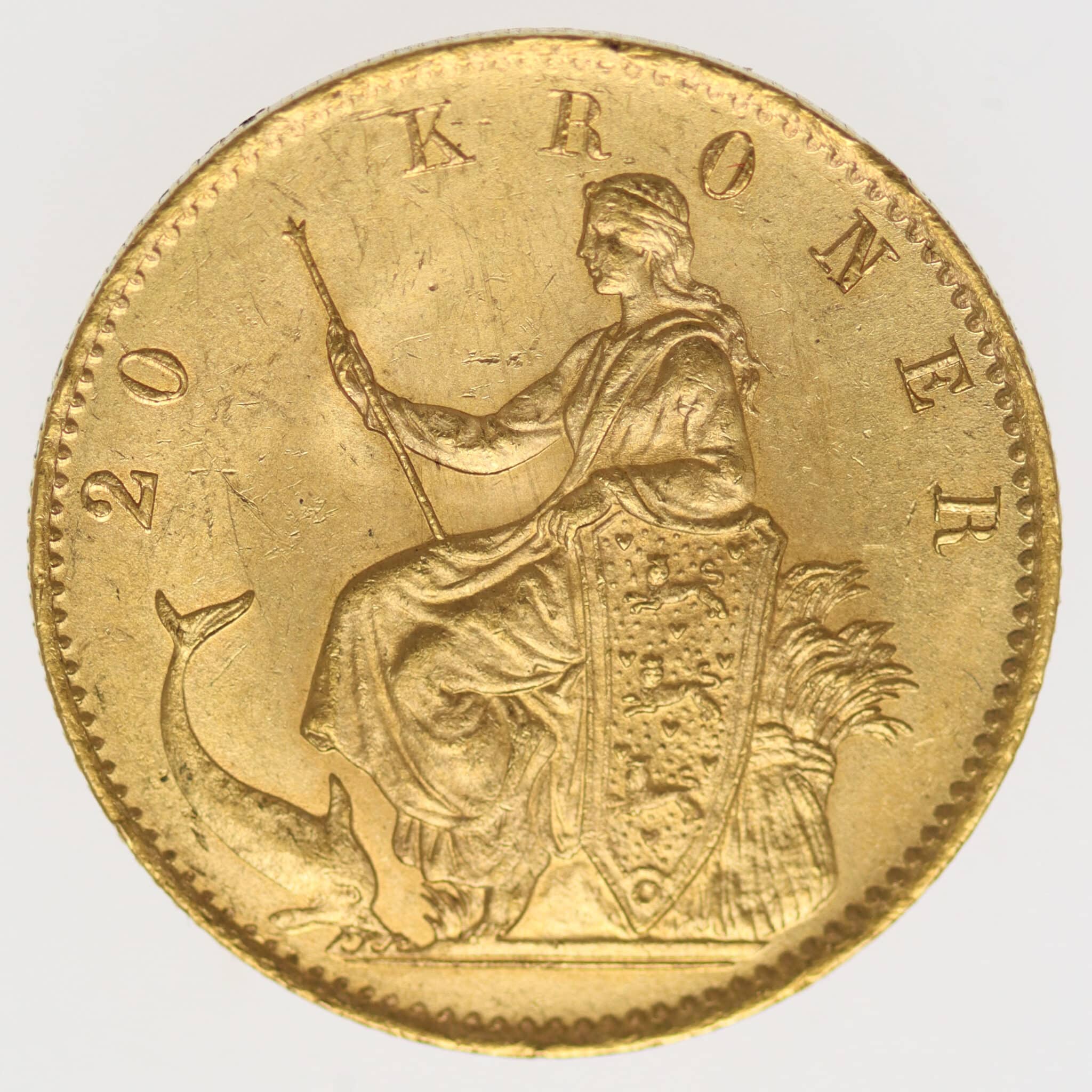 daenemark - Dänemark Christian IX. 20 Kronen 1876