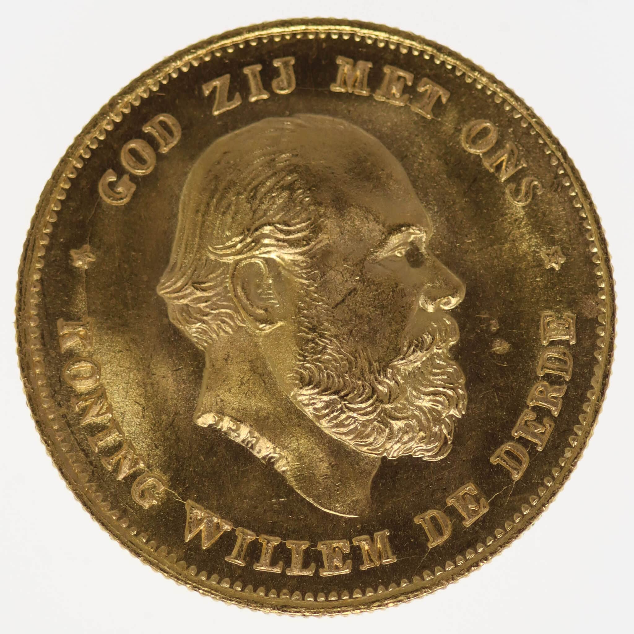 niederlande - Niederlande Wilhelm III. 10 Gulden 1875