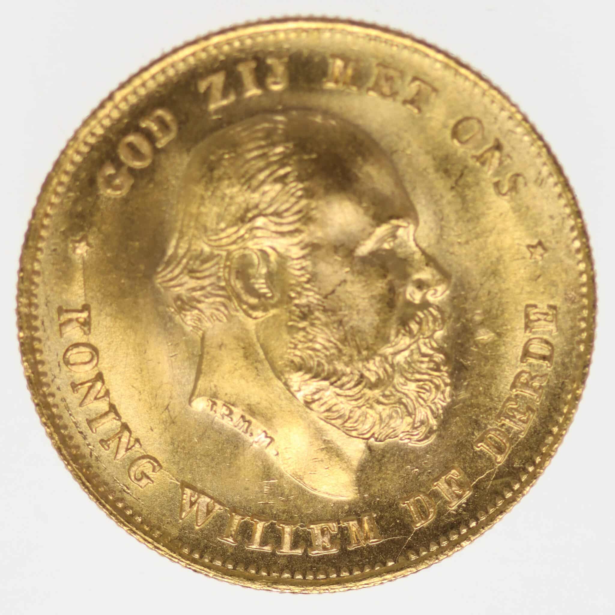 niederlande - Niederlande Wilhelm III. 10 Gulden 1875