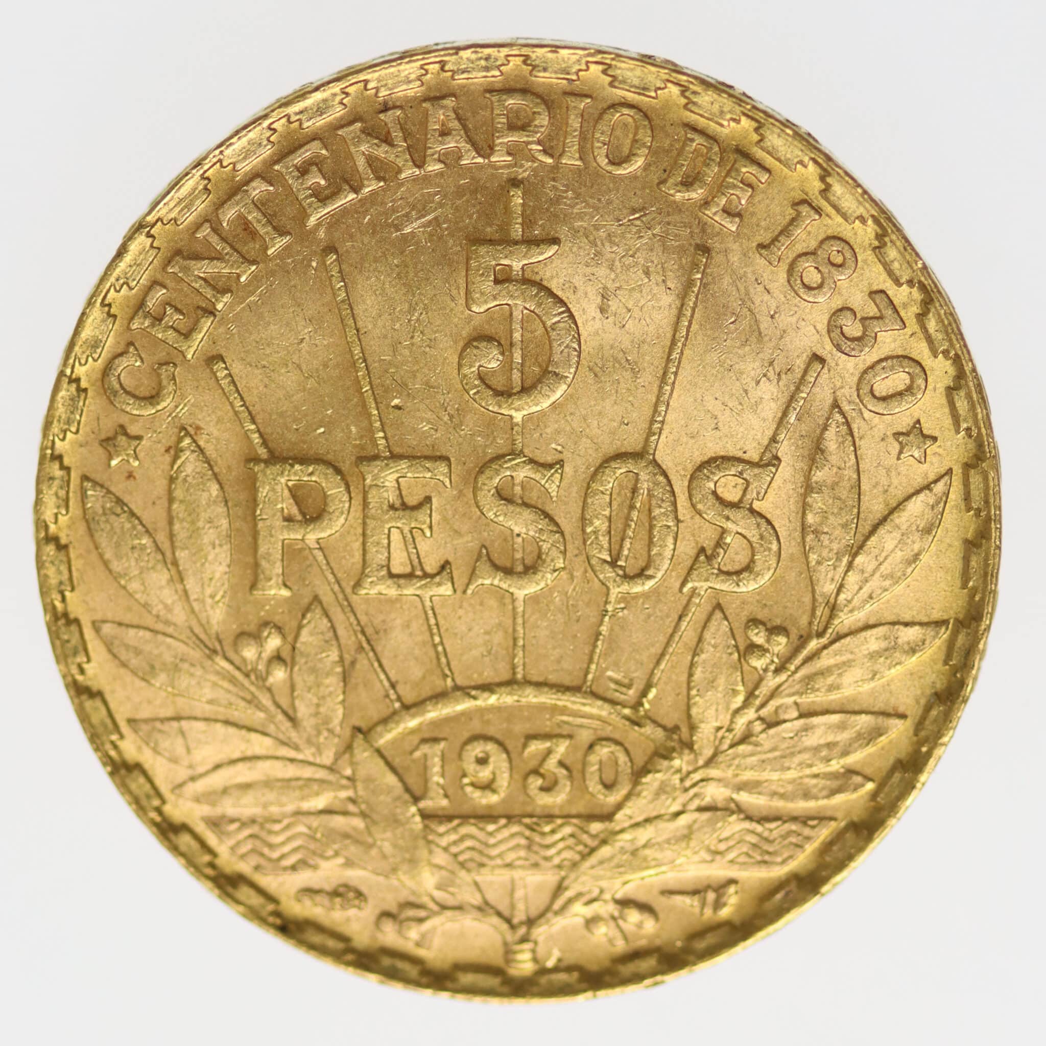 uruguay - Uruguay 5 Pesos 1930