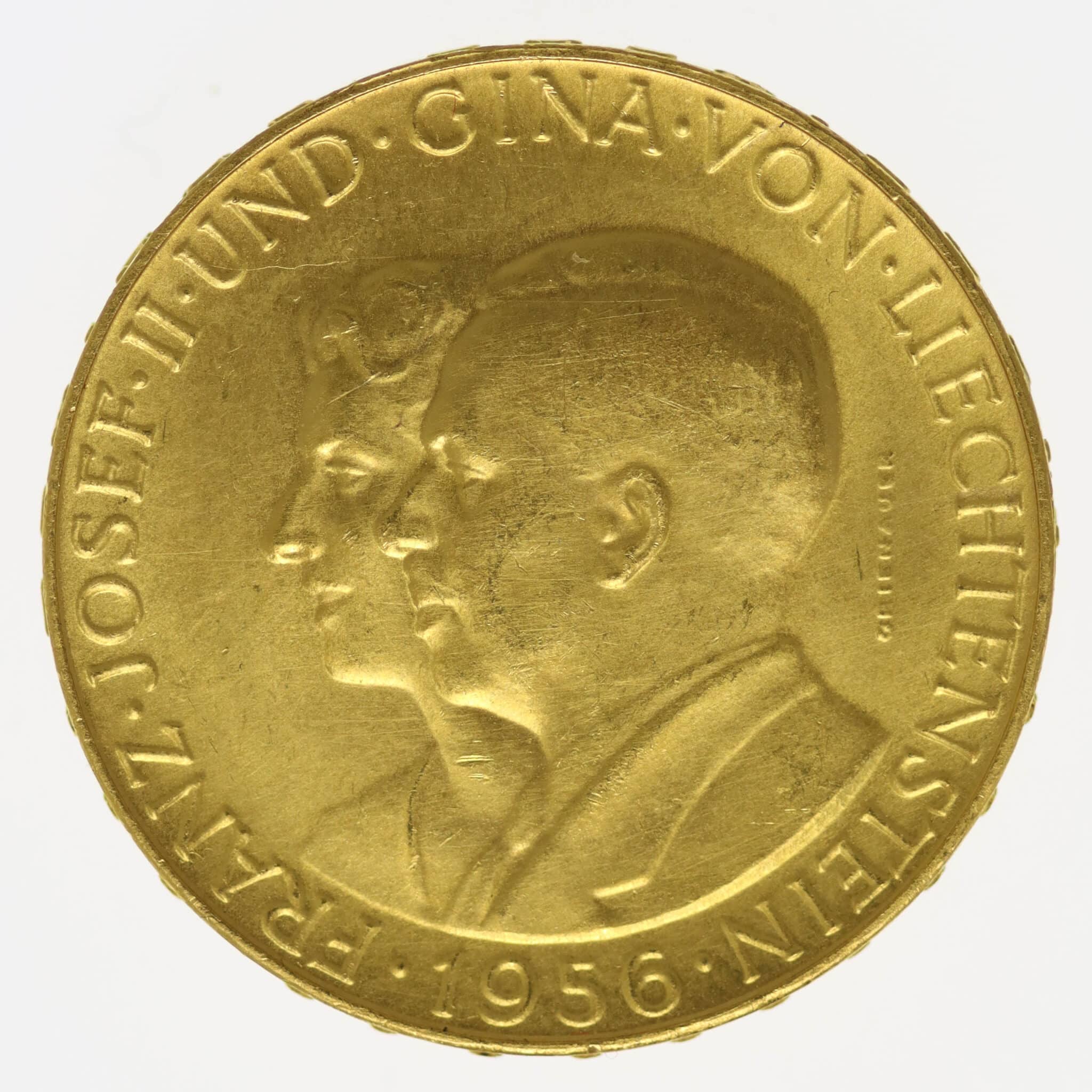 liechtenstein - Liechtenstein Franz Joseph II. 50 Franken 1956